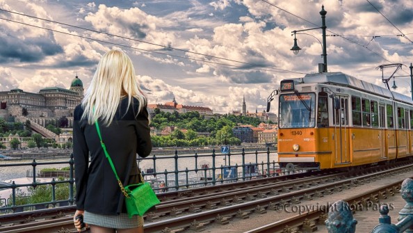 Trolley Stop - Budapest, Hungary